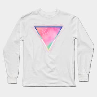 Abstract triangles Long Sleeve T-Shirt